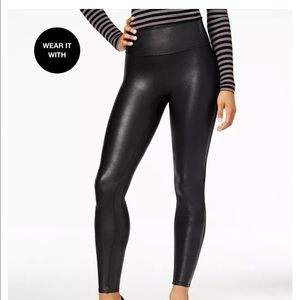 Spanx faux leather leggings
